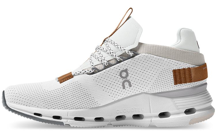 On Running Cloudnova White Pearl Brown Женские 26.99177 36.5