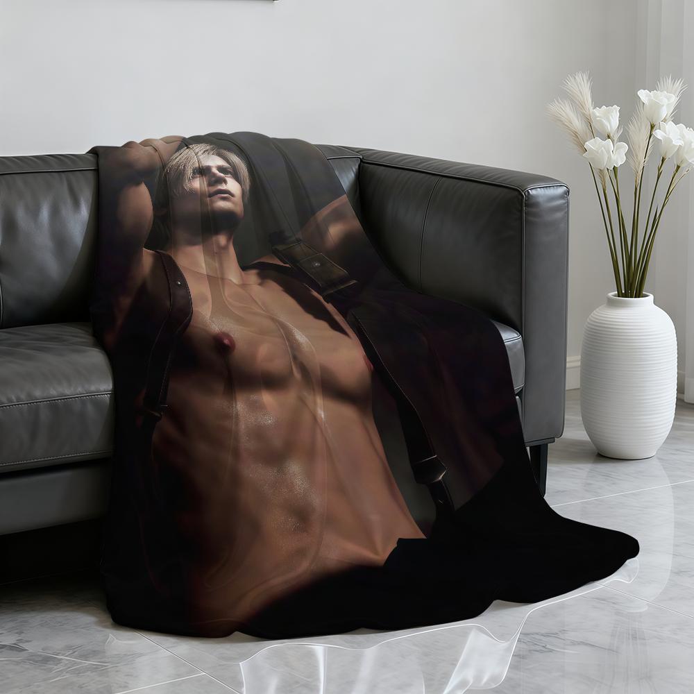Мультяшное одеяло L-Leon K-Kennedy Мягкое плед для дома спальни кровати дивана пикника путешествия офиса Покрывало одеяло Подарок