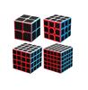2025 MoYu Official Cube Set of 4, Premium Carbon Fiber, 2x2, 3x3, 4x4, and 5x5 Cubes, Competition Cube, 3D Game, Puzzle, Educational, Brain Training,