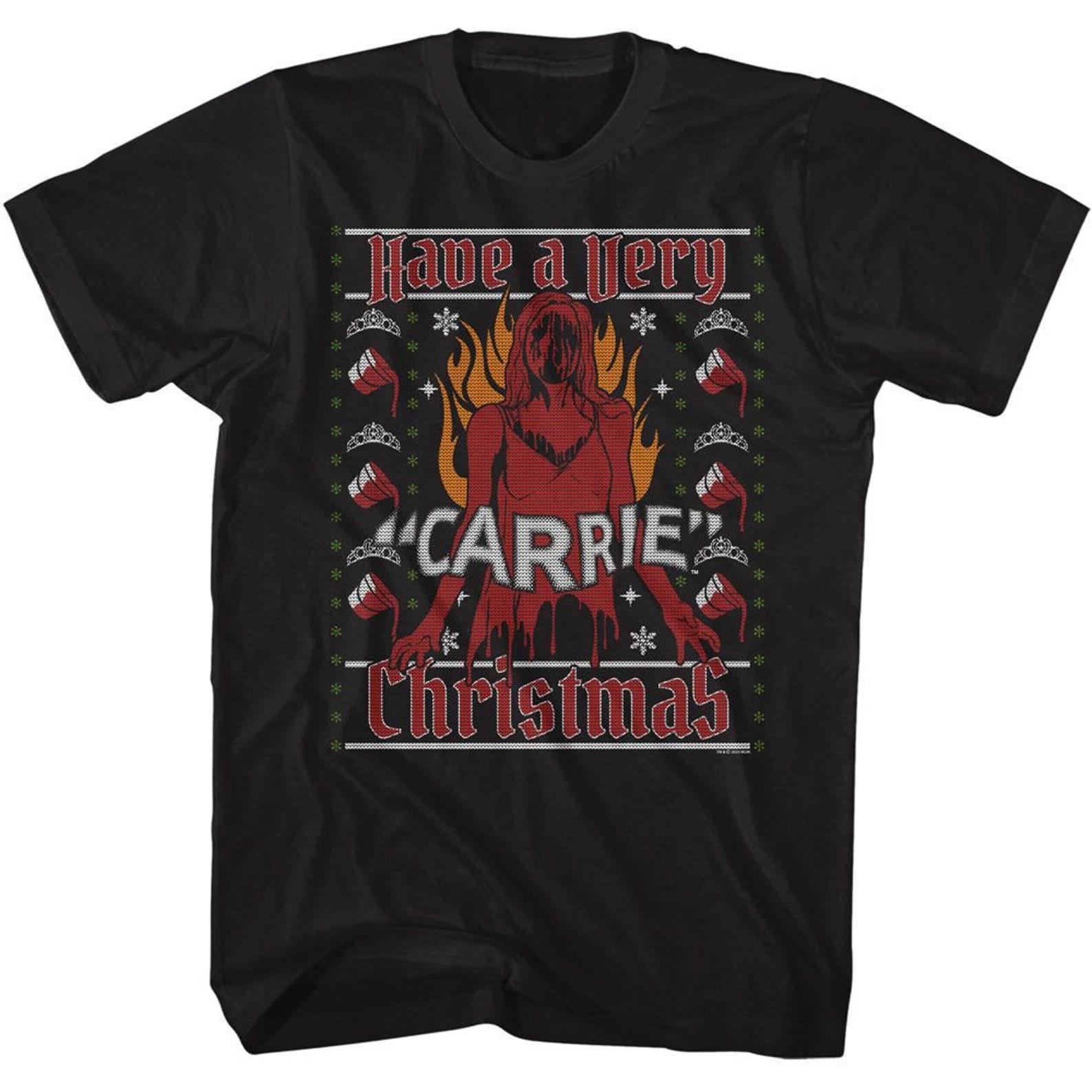 Carrie A Very Carrie Christmas Black T-Shirt M