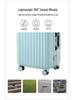 20-Inch Lightweight Aluminum Suitcase with Universal Wheels for Female Students