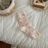 1/4 Pairs Women's Cotton Socks Spring and Autumn Bow Comfortable Solid Color Socks