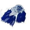 Spring And Summer Linen Tie-Dyed Silk Scarf, Thin Breathable Thin And Narrow Small Scarf With Characteristic Beveled Yarn Two-Color Optional