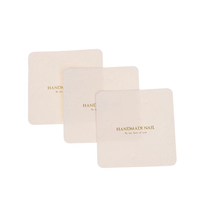 10 Blätter Press-On Nagel Verpackungsdisplay Handgefertigtes Falschnagel Design Farbmusterkarte Maniküre Proben-Display Salon