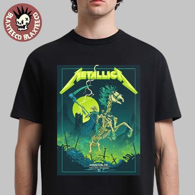 Metallica M72 Houston 2025 Skeleton Reaper  NRG Stadium June 14 Unisex T-Shirt