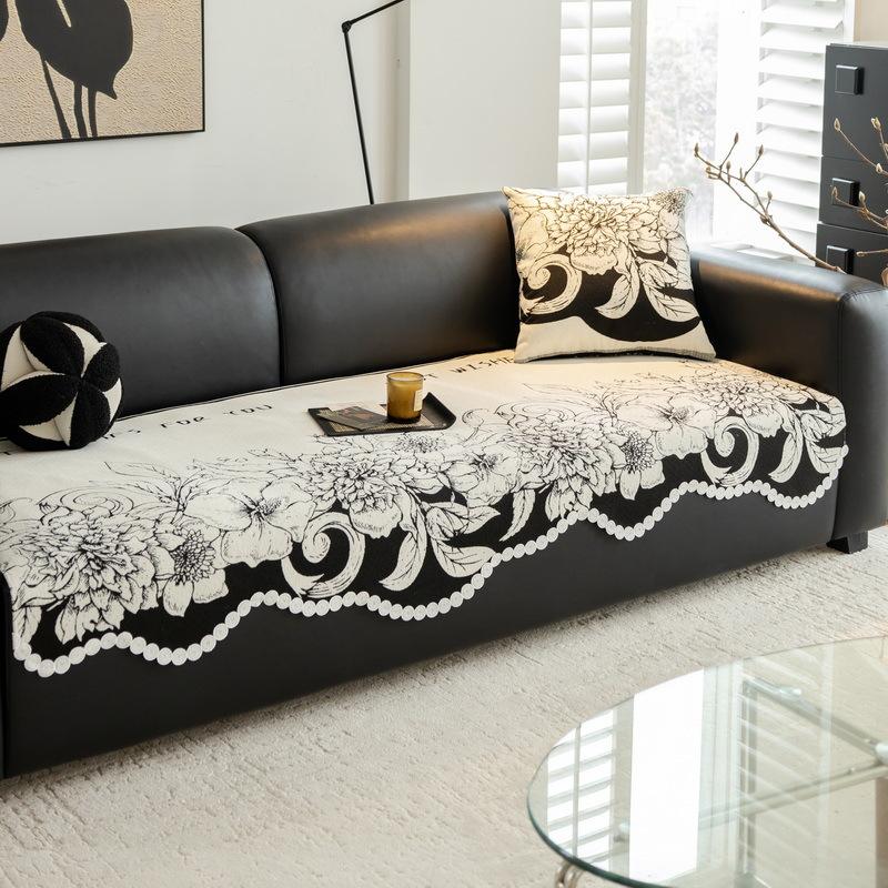 Special-Shaped Sofa Cushion, Universal Sofa Cover Cloth Towel For All Seasons, Full Cover Seat Cushion, Non-Slip And Simple Sofa Cover Integrated