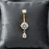 Crystal Navel Ring Stainless Steel Belly Piercing Jewelry Fashion Belly Button Rings  Sexy