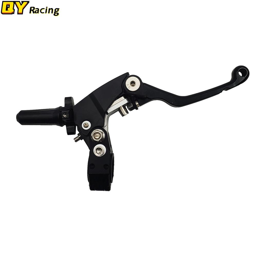 7/8'' CNC 360° Left Clutch Brake Handle Levers Perch For Dirt Bike Motorcycle ATV Spare Motorbike Modification Left Handle Perch