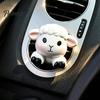 Car Air Outlet Perfume Cute Pet Vent Clip, Elephant/Dog/Lamb/Hippo/Penguin Dashboard Resin Decoration Trim Freshener Diffuser for Auto Interior