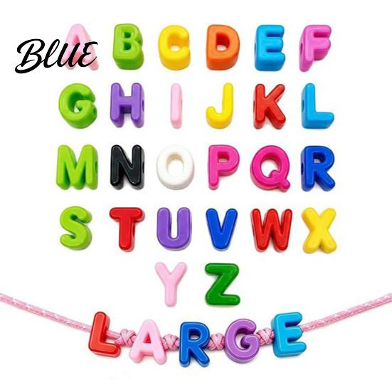 Bulk Letter Beads for Party Favors 26Pcs A to Z Acrylic Alphabet Beads Chunky Large Crafting Accessories Luggage Tags Colorful DIY Keychains