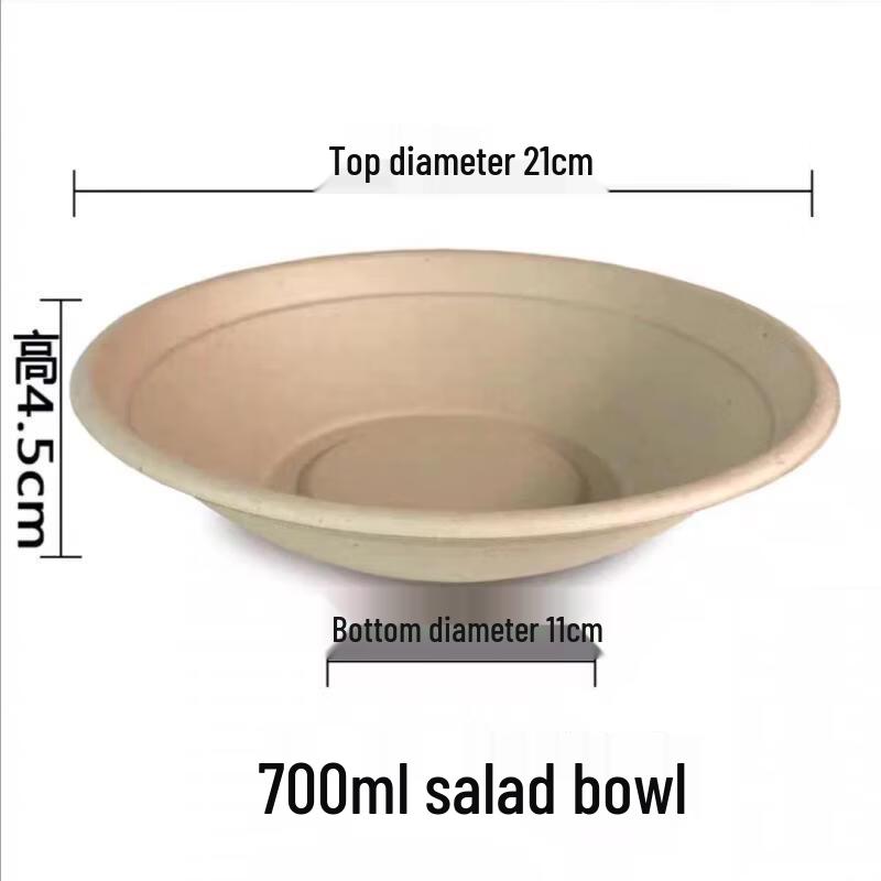 Kashicong Biodegradable Disposable Paper Bowls