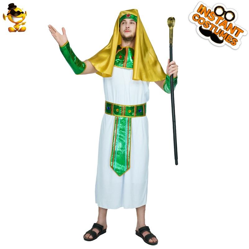 Halloween adult big men's ancient costumes big women's Cleopatra princess dress couple's party costumes