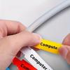 6/12sheets, Multi-Color Cable Labels | Data Cable Tie, Made of Synthetic Paper Material, with 30 Stickers In One Sheet
