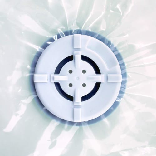 R(R) Complete Futon Compression Bags (Valve Type/Reusable) Easily Store Large Futons (2 Bags for Complete Futons, Transparent, 150x100cm) RE-003