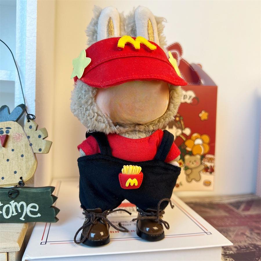 Nadaje się tylko dla 17cm Labubu Cloth, lalek winylowych, pluszaków i innych ubrań do noszenia