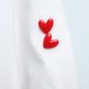 Sweet Love Lapel Pin DIY Jewelry Accessories Lover Gift Red Heart Badge Pin  Clothes Accessory