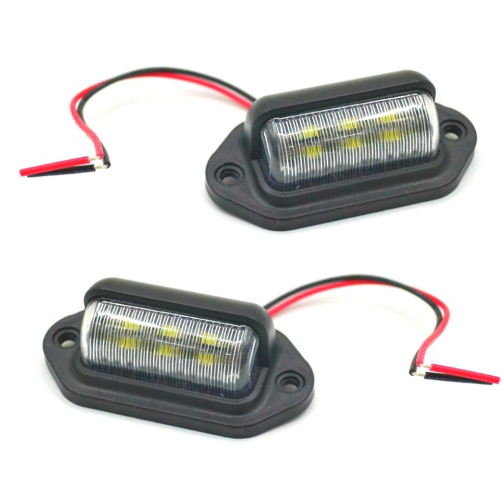 2 Pack Led Trailer Light Front Rear Side Marker Lights Clearance Indicator Waterproof Sealed Surface Mount Marker Light