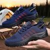 Mesh Men's Sneakers Fashionable Lightweight Breathable Knit Upper Casual Runs Shoes  Stylish Fitness Footwear Designer Shoes
