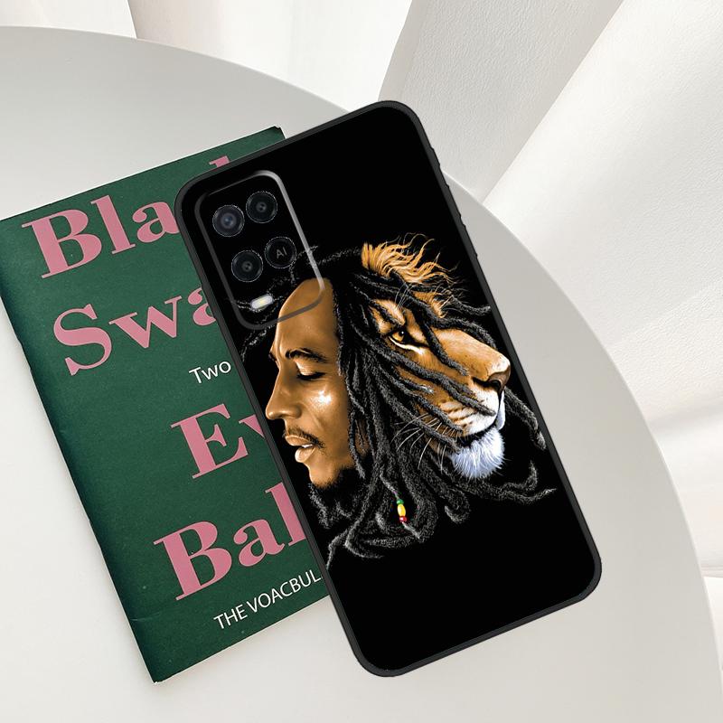 Bob Marley Singer Case For Oppo A54 A74 A94 A54S A57S A15 A16 A17 A52 A72 A76 A96 A58 A78 A98 A77 A5 A9 Cover