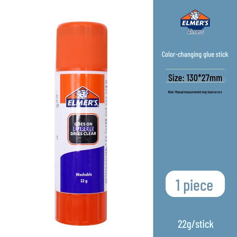 

Elmer’s Color-Changing High-Adhesion Glue Stick for Makeup and Eyebrow Concealing