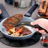 Multifunctional 2-in-1 Silicone Spatula Grip Flip Tongs Heat-resistant Home Kitchen Cooking Steak Pancake Egg Spatula Clip