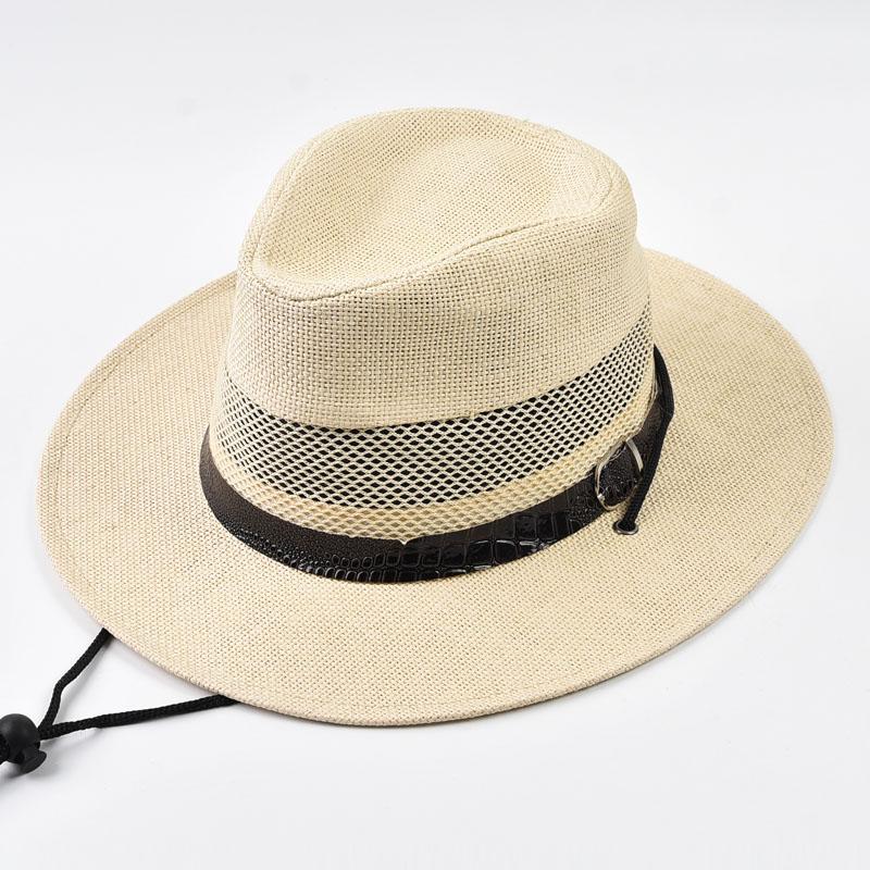 Summer Casual Hollowing Out Straw Hats Panama Trilby Jazz Hat Outdoor Sun Protection Beach Hat Fishing Climbing Cap
