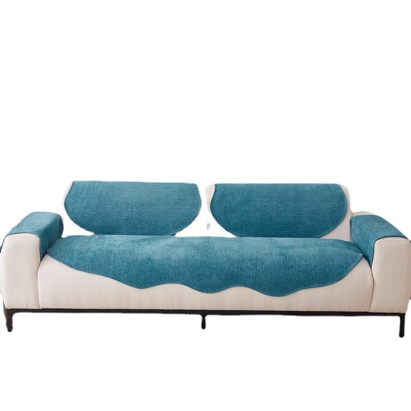 Sofa Cushion for All Seasons, Chenille Anti-cat Scratch Leather Cover, Special-shaped Anti-slip Sofa Cushion, Summer, Summer