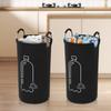 2/3Pcs 82L Empty Bottle Storage Basket Folding Kitchen Wastewater Bottle Collector Bag with Handle Large Capacity Bin for Home