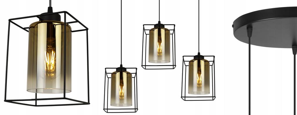 MODERN ELEGANT HANGING LAMP GLASS SHADE