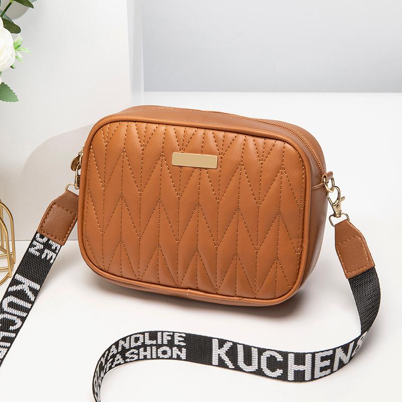 Simple diamond new mini shoulder messenger camera bag versatile niche makeup mobile phone women's bag