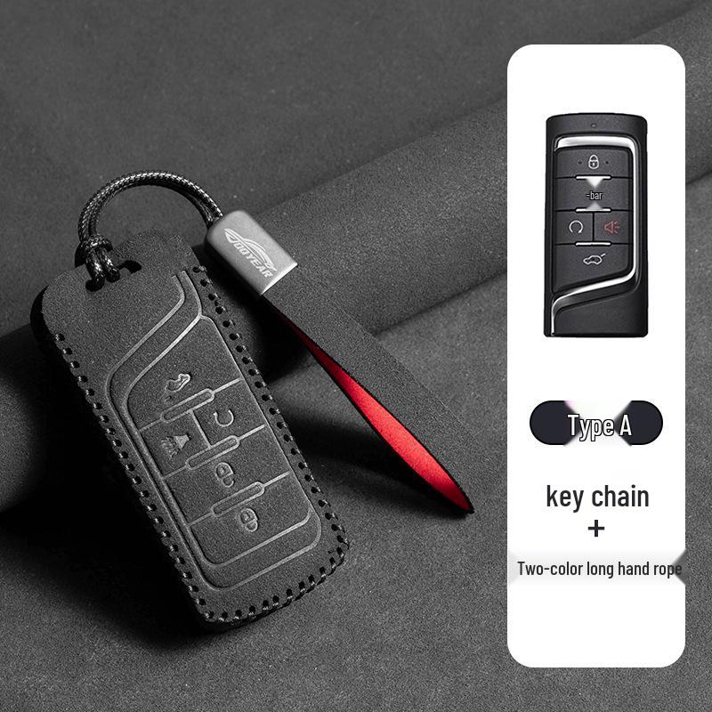 Skórzany Etui na Klucze z Metalową Klamrą dla Trumpchi GS4, GS3, M6, M8, GS8, GS7