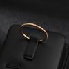 3MM dünner Titanstahl Roségold Paar Ring einfache Mode Roségold Farbe Fingerring für Frauen und Männer Herrengeschenke