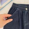 Boys' Autumn Loose Fit Breathable Denim Pants - Casual Versatile Street Style