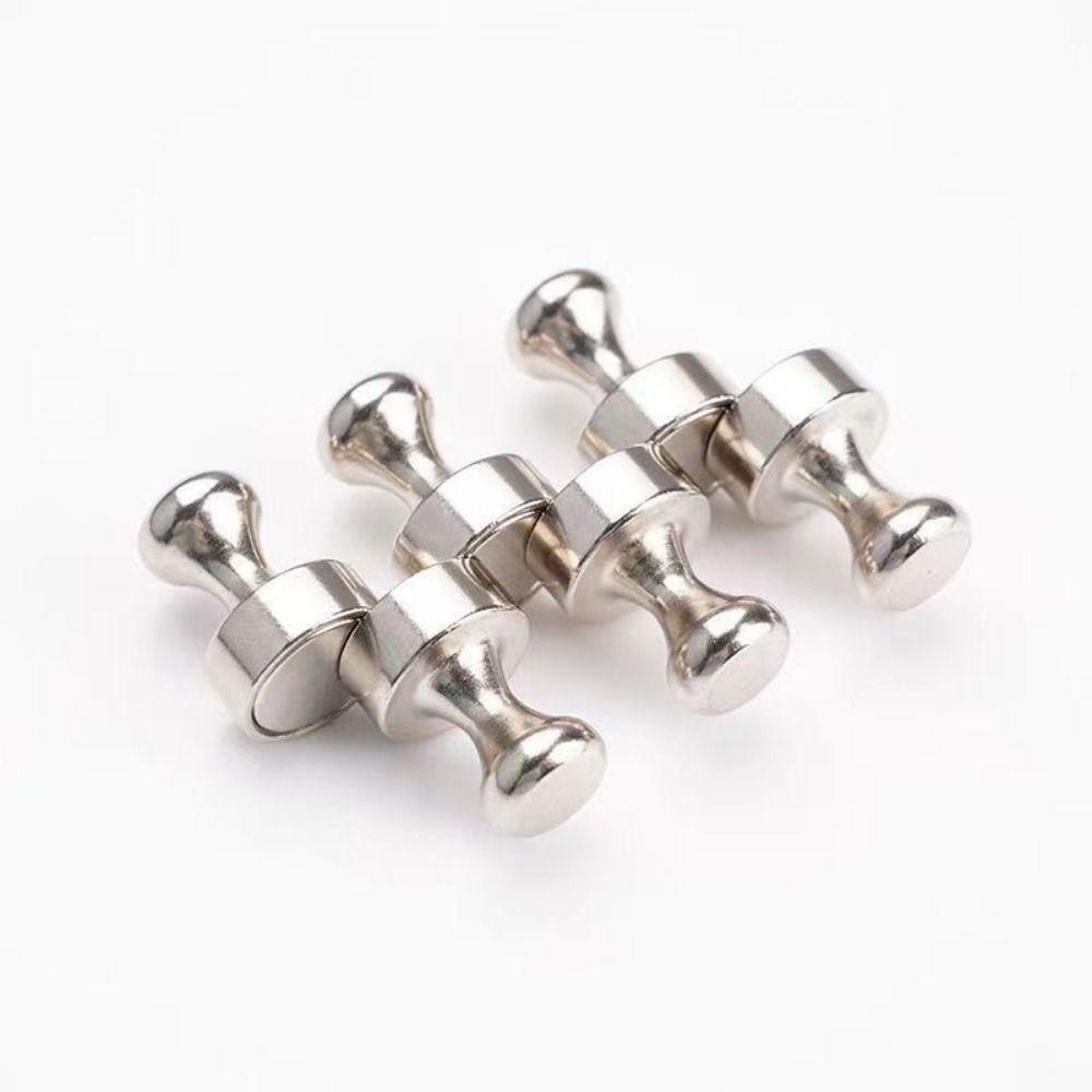 10Pcs Sturdy Magnetic Push Pins Powerful Small Neodymium Magnets Whiteboard Magnets  School