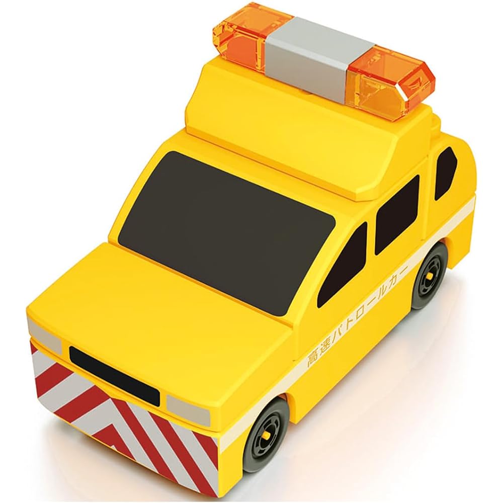 Takara Tomy Tomica Plarail Block High-Speed Patrol Car Toy for Ages 3 and Up