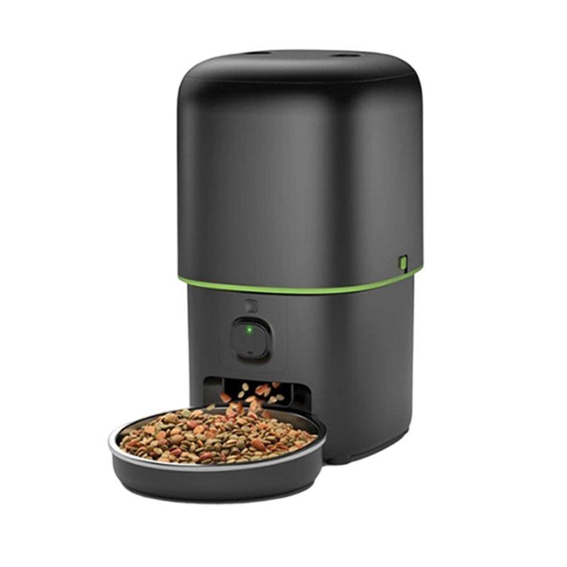 

CYCLI-Cat Feeder 1080P HD Camera Automatic Smart Pet Food Kibble Dispenser With 5G Wifi For Dogs For Cats Black чёрный