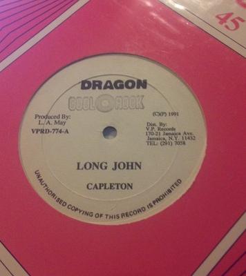 12 Zoll Schallplatte CAPLETON GRINDSMAN Long John Benz Punnany VPRD774 VP Records 1991 US Reggae Ska Dub Gebraucht