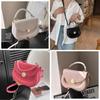 2023 New Candy-colored Pu Leather Crossbody Bag For Women