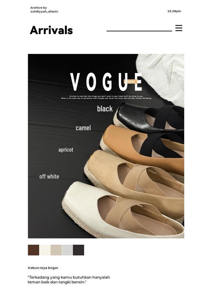 Korean Style 8CM Height Boost Ballet Espadrilles with Thick Sole & Cross Strap Wedge Heel - 2025 Edition