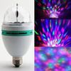3W E27/B22 RGB Crystal Ball Rotating LED Stage Light Bulbs Disco Party Bulb Lamp