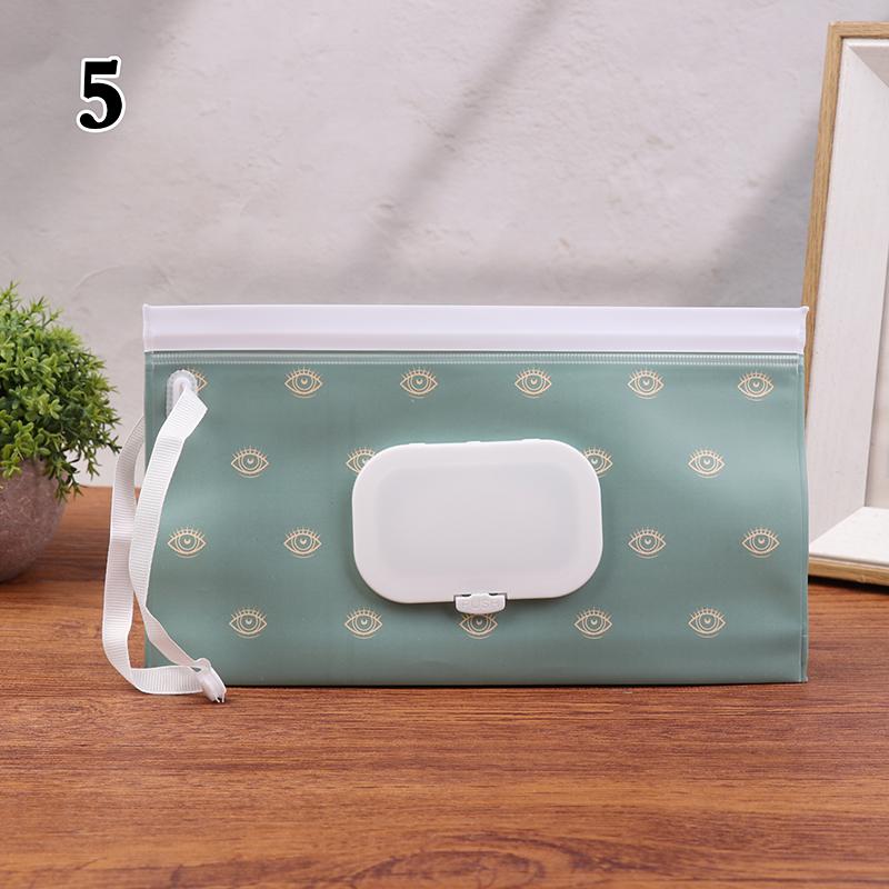 

1 шт. Єва Портативна Тканинна Коробка на Кнопках з Ремінцем Сумка для Вологих Серветок Кришка-Клапан Косметичка Для Вулиці Корисні Аксесуари для Дитячої Коляски