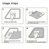 3Mx50CM VLT Schwarze Auto-Fensterfolien Tönungsfolie Haus-Fensterglas Solar-UV-Schutz Aufkleberfolien Perlenbaumwolle Klebekarton PAC
