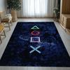 Cartoon Game Gamer Zone Controller Logo Living Room Non-Slip Area Rug Soft Carpet for Bedroom Playroom Sofa,Home Decor Doormat
