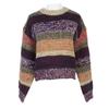 2024 Autumn/Winter Women's Korean Retro Cherry Knit Pullover Sweater