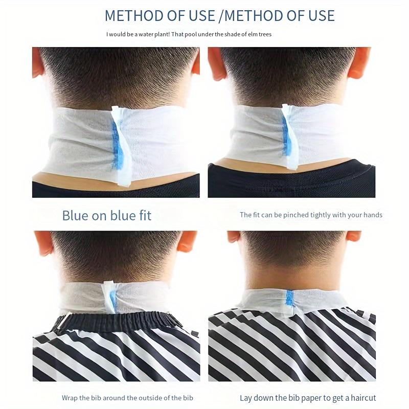 Disposable Neck Strips Hair Cutting Accessories Elastic Neck Paper Adjustable Barber Hairdressing Tools
