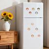Russian Matryoshka Doll Crystal Glass Cartoon Face Refrigerator Magnets