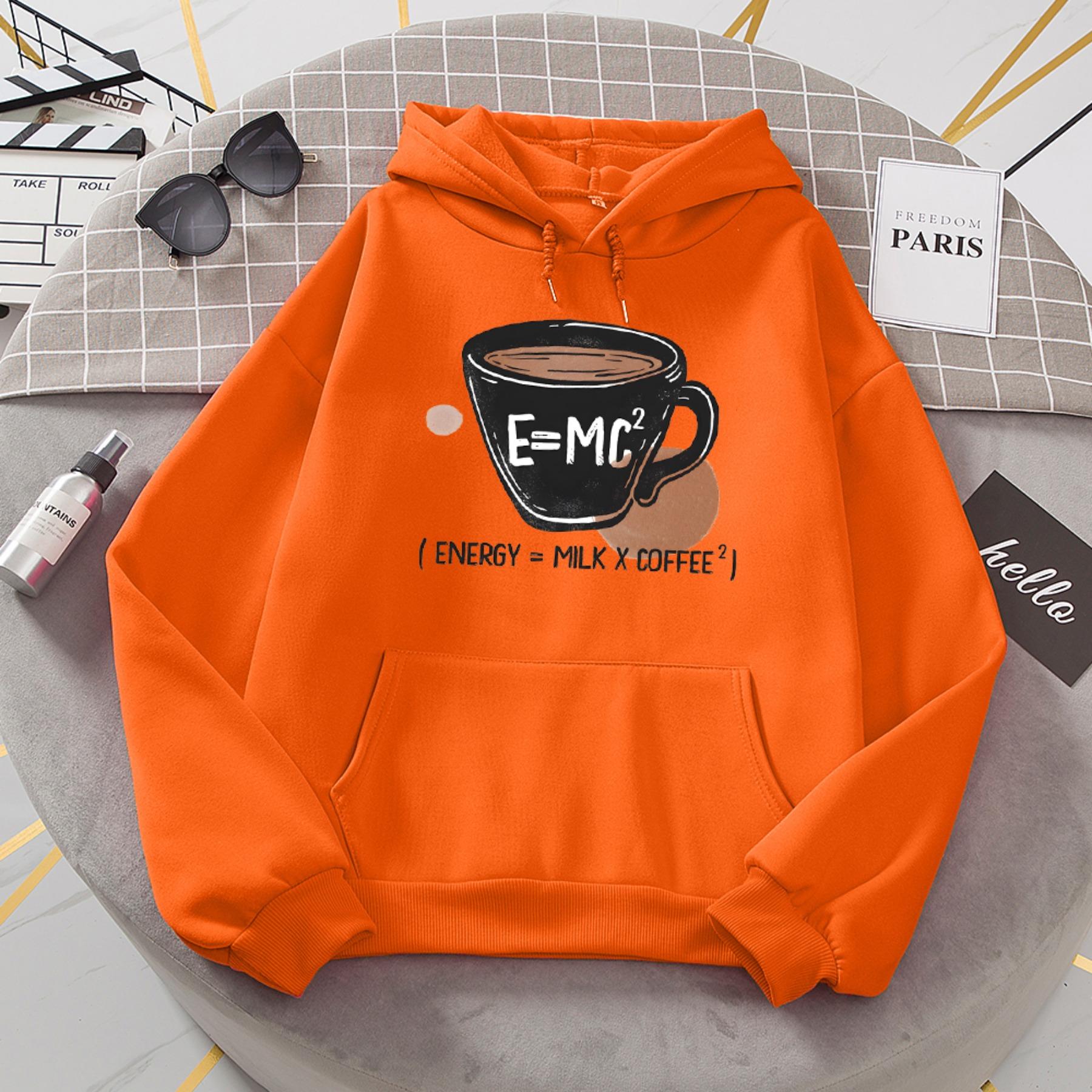 

Emc Energy Milk Coffee Hoodies Women Comfortable Warm Hoodie Fashion Casual All Match Hoody Sports 6XL