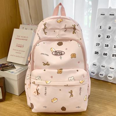 Schoolbags Elementary School Students Girls Junior High School Students Letters Children Small Backpack High School Students