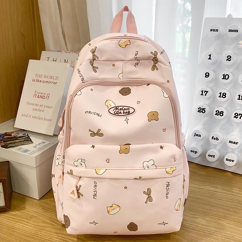 Children's Schoolbags Girls Elementary School Students Cute Junior High School Students High School Students Printed Backpacks