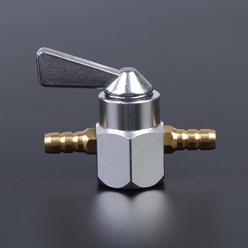 

Universal Scooter Motorcycle Inline 6Mm Fuel Valve Switch Motorcycle On-Off Petcock Fuel Switch Motocross Carburetor Accessories срібний